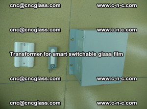 Transformer for smart switchable glass film as laminated glass insertion (15)