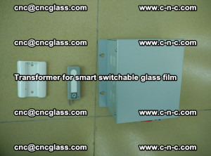 Transformer for smart switchable glass film as laminated glass insertion (18)