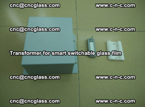 Transformer for smart switchable glass film as laminated glass insertion (19)