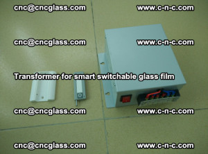 Transformer for smart switchable glass film as laminated glass insertion (2)