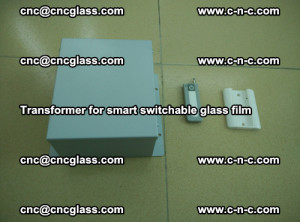 Transformer for smart switchable glass film as laminated glass insertion (22)