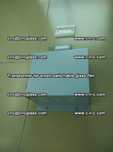 Transformer for smart switchable glass film as laminated glass insertion (26)