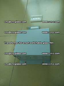 Transformer for smart switchable glass film as laminated glass insertion (27)