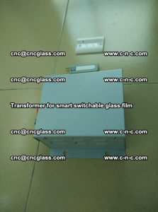 Transformer for smart switchable glass film as laminated glass insertion (28)