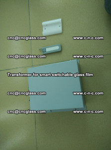 Transformer for smart switchable glass film as laminated glass insertion (31)