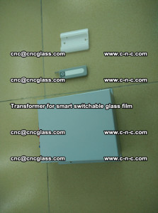 Transformer for smart switchable glass film as laminated glass insertion (33)