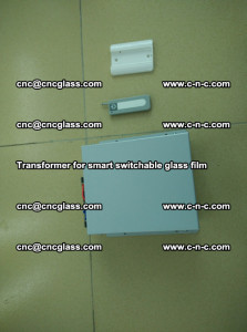 Transformer for smart switchable glass film as laminated glass insertion (34)