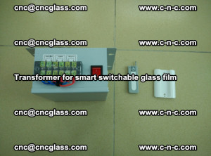 Transformer for smart switchable glass film as laminated glass insertion (37)