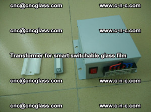 Transformer for smart switchable glass film as laminated glass insertion (4)