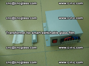 Transformer for smart switchable glass film as laminated glass insertion (5)