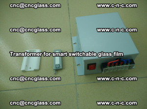 Transformer for smart switchable glass film as laminated glass insertion (6)